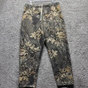VTG Realtree Camo Jerzees Outdoors Drawstring Sweatpants Size XL USA Made Hunt‎
